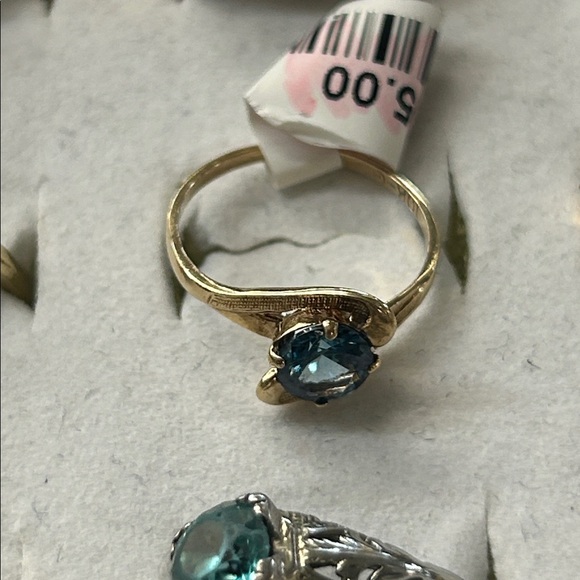 447385 10k blue topaz ring